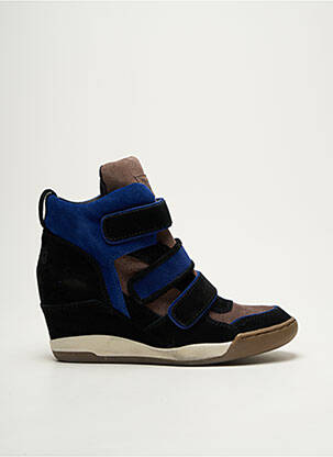 Adidași toc platformă toc de 4 la 6 cm albastru ASH femeie