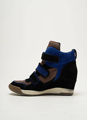 Adidași toc platformă toc de 4 la 6 cm albastru ASH femeie