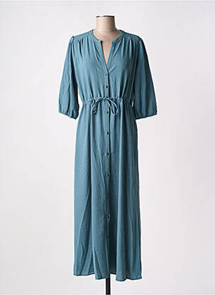 Rochie lungă albastru GRACE & MILA femeie