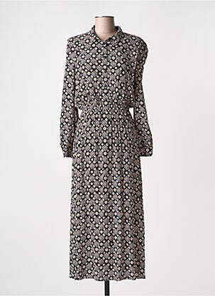 Rochie lungă negru DES PETITS HAUTS femeie