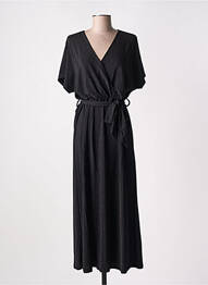 Rochie midi mâneci scurte mâneci scurte negru GRACE & MILA femeie