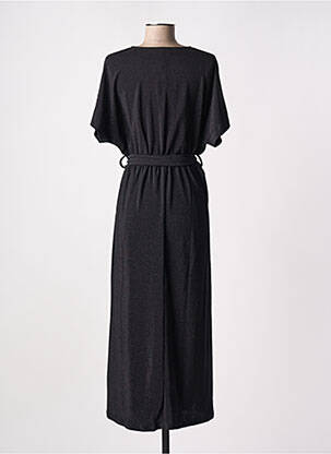Rochie midi mâneci scurte mâneci scurte negru GRACE & MILA femeie