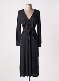 Rochie lungă mâneci lungi mâneci lungi negru GRACE & MILA femeie