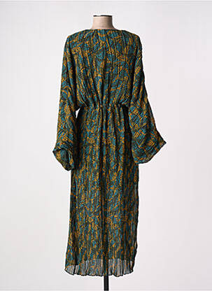 Rochie lungă mâneci lungi mâneci lungi verde RUE MAZARINE femeie