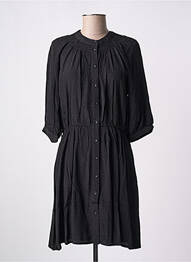 Rochie midi croială fluidă mâneci 3/4 negru RUE MAZARINE femeie