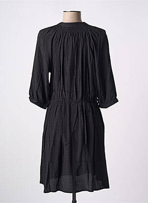 Rochie midi croială fluidă mâneci 3/4 negru RUE MAZARINE femeie