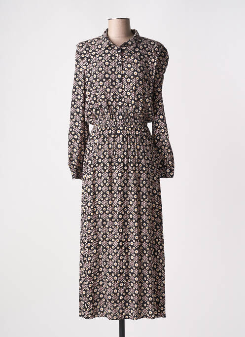 Rochie lungă negru DES PETITS HAUTS femeie