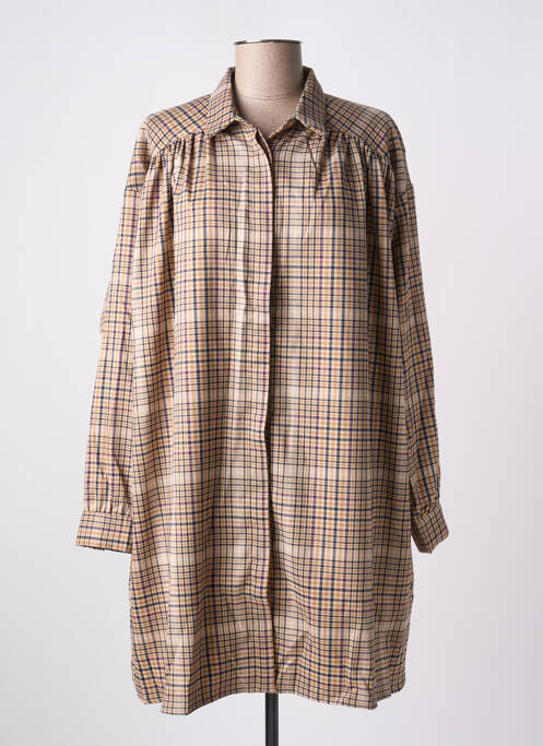 Rochie scurtă bej RUE MAZARINE femeie