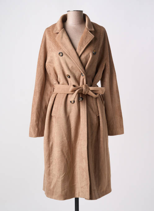 Palton lung bej STUDIO PARISIEN femeie