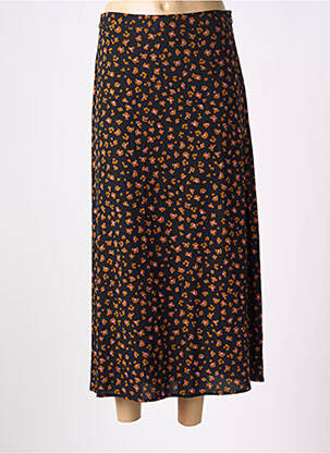 Fustă midi negru DES PETITS HAUTS femeie