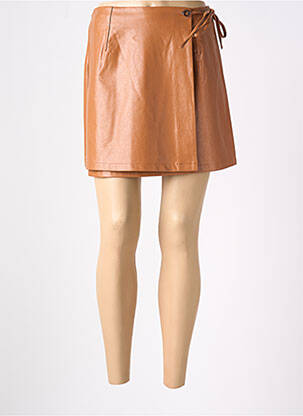 Fustă scurtă maro FRNCH femeie