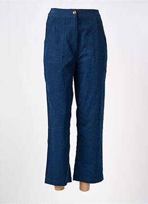 Pantalon 7/8 albastru FRNCH femeie
