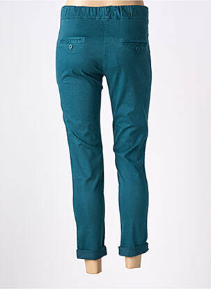 Pantalon 7/8 talie elastică albastru PAKO LITTO femeie