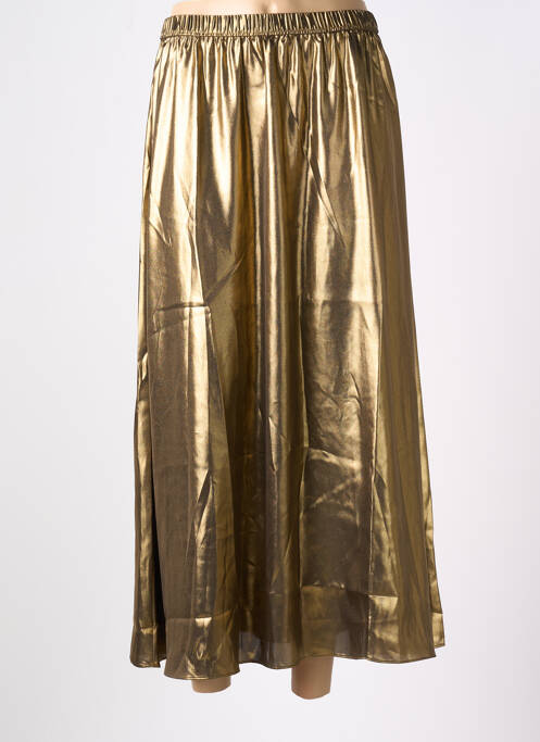 Fustă midi auriu DES PETITS HAUTS femeie