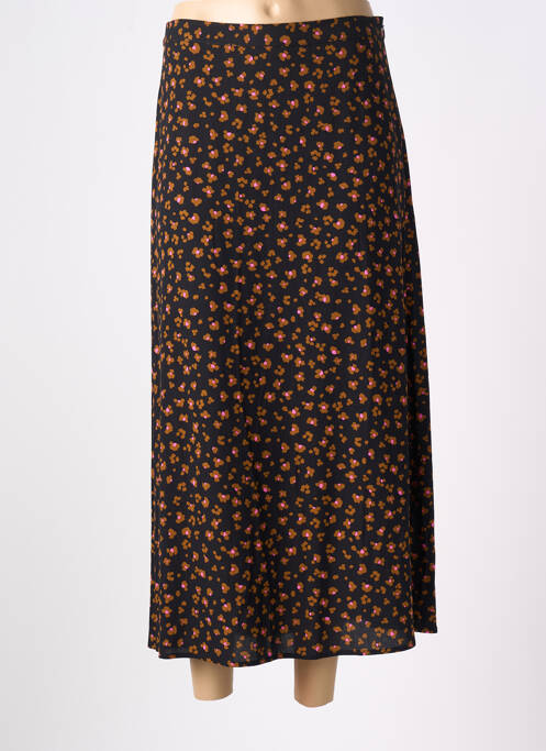 Fustă midi negru DES PETITS HAUTS femeie