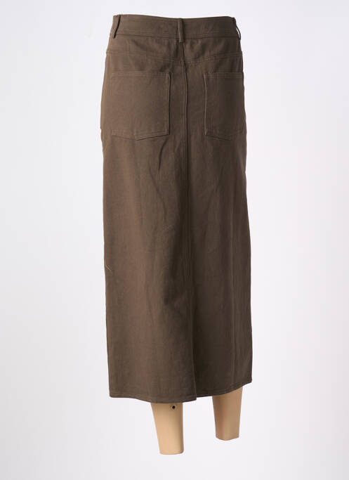 Fustă midi maro GRACE & MILA femeie