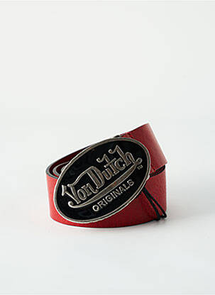 Curea roșu VON DUTCH unisex