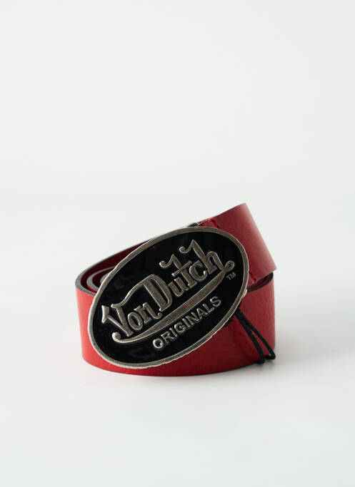 Curea roșu VON DUTCH unisex