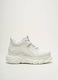 Adidași toc platformă toc de 4 la 6 cm alb BUFFALO femeie
