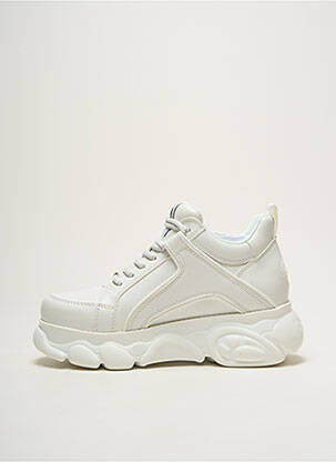 Adidași toc platformă toc de 4 la 6 cm alb BUFFALO femeie