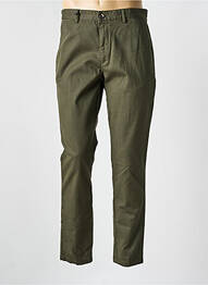 Pantalon chino țesătură poplin mărime normală verde ECOALF homme