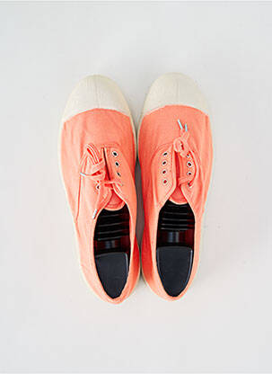 Adidași închidere cu șireturi toc plat până la 3 cm portocalie BENSIMON femeie