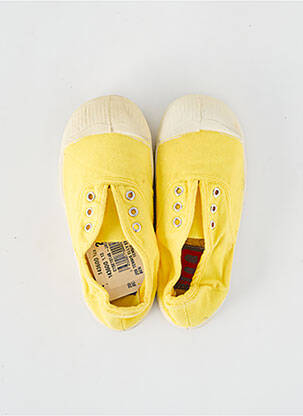 Slip-on-uri vârf rotund vârf rotund galben BENSIMON copil