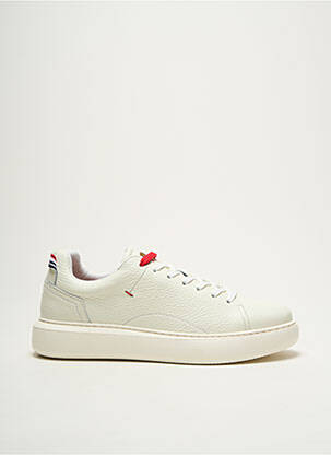 Adidași material neted vârf rotund alb KICKERS bărbat