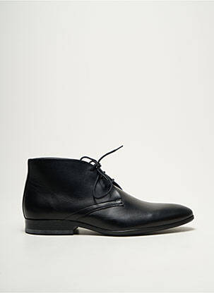 Botine/ghete material neted toc mic negru AMBITIOUS bărbat