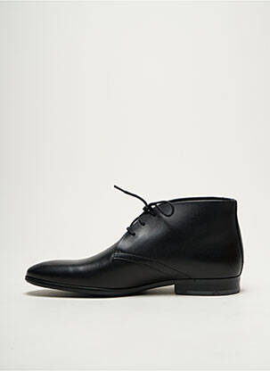 Botine/ghete material neted toc mic negru AMBITIOUS bărbat