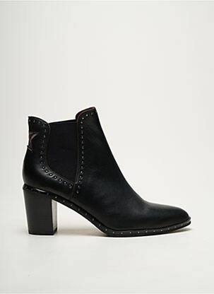 Botine/ghete material neted toc de 4 la 6 cm negru MAM'ZELLE femeie