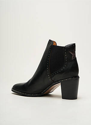 Botine/ghete material neted toc de 4 la 6 cm negru MAM'ZELLE femeie