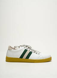 Adidași material neted vârf rotund alb BLACKSTONE bărbat