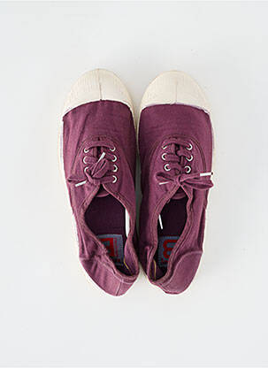 Adidași vârf rotund toc plat până la 3 cm violet BENSIMON femeie