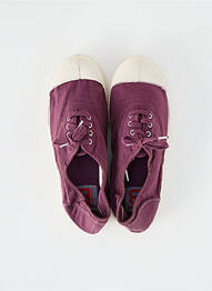 Adidași vârf rotund toc plat până la 3 cm violet BENSIMON femeie