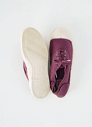 Adidași vârf rotund toc plat până la 3 cm violet BENSIMON femeie