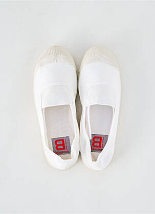 Slip-on-uri vârf rotund toc plat până la 3 cm alb BENSIMON femeie