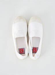 Slip-on-uri vârf rotund toc plat până la 3 cm alb BENSIMON femeie