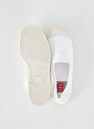 Slip-on-uri vârf rotund toc plat până la 3 cm alb BENSIMON femeie