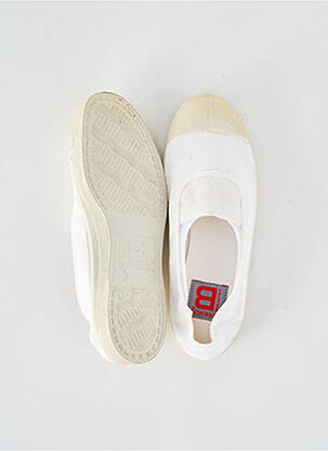 Slip-on-uri vârf rotund toc plat până la 3 cm alb BENSIMON femeie