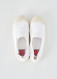 Slip-on-uri vârf rotund toc plat până la 3 cm alb BENSIMON femeie