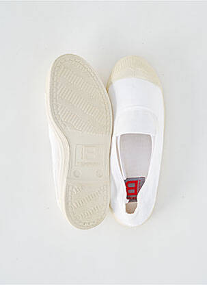 Slip-on-uri vârf rotund toc plat până la 3 cm alb BENSIMON femeie