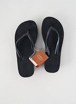 Șlapi țesătură satinată toc de 4 la 6 cm negru HAVAIANAS femeie