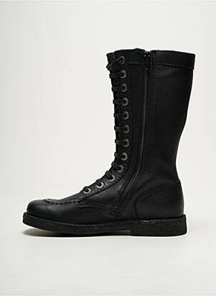 Botine/ghete material neted toc plat până la 3 cm negru KICKERS femeie