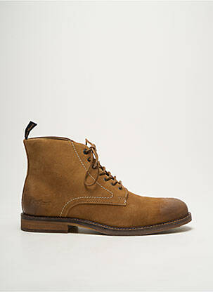 Botine/ghete nubuc toc mic maro KICKERS bărbat