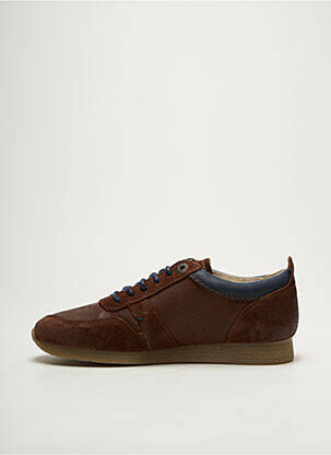 Adidași nubuc toc platformă maro KICKERS bărbat
