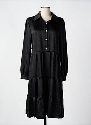 Rochie midi negru LES IMPATIENTES femeie