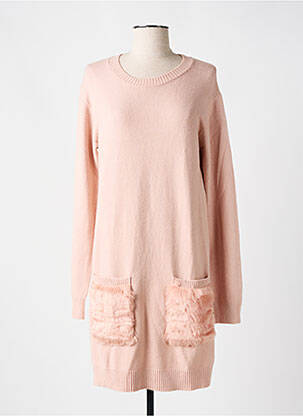 Rochie pulover roz ESTHER.H femeie