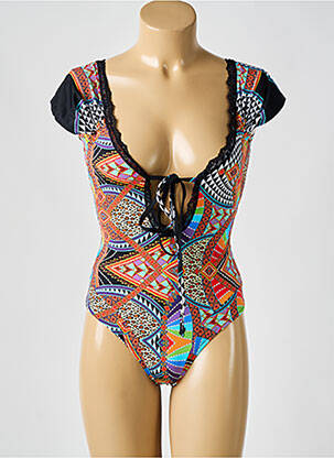 Costum de baie dintr-o singură piesă roșu REVE EN DENTELLE femeie