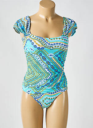 Costum de baie dintr-o singură piesă albastru REVE EN DENTELLE femeie